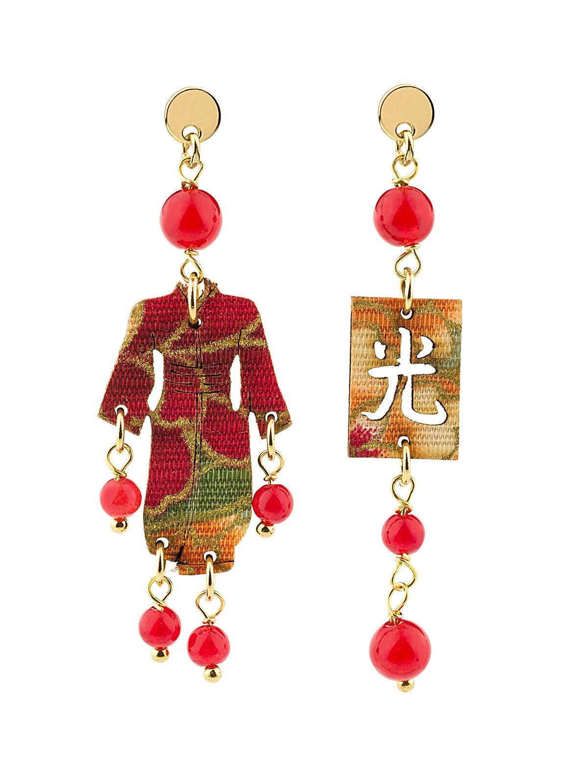 red-mini-kimono-earrings